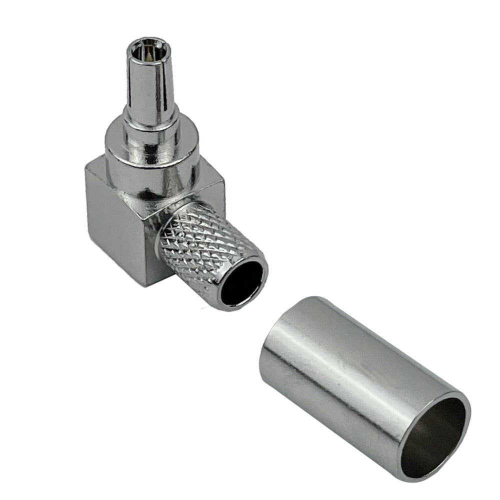9M2J CRC9-Macho 90-Grados LMR195 Terminal Crimpeable RG58 RG142