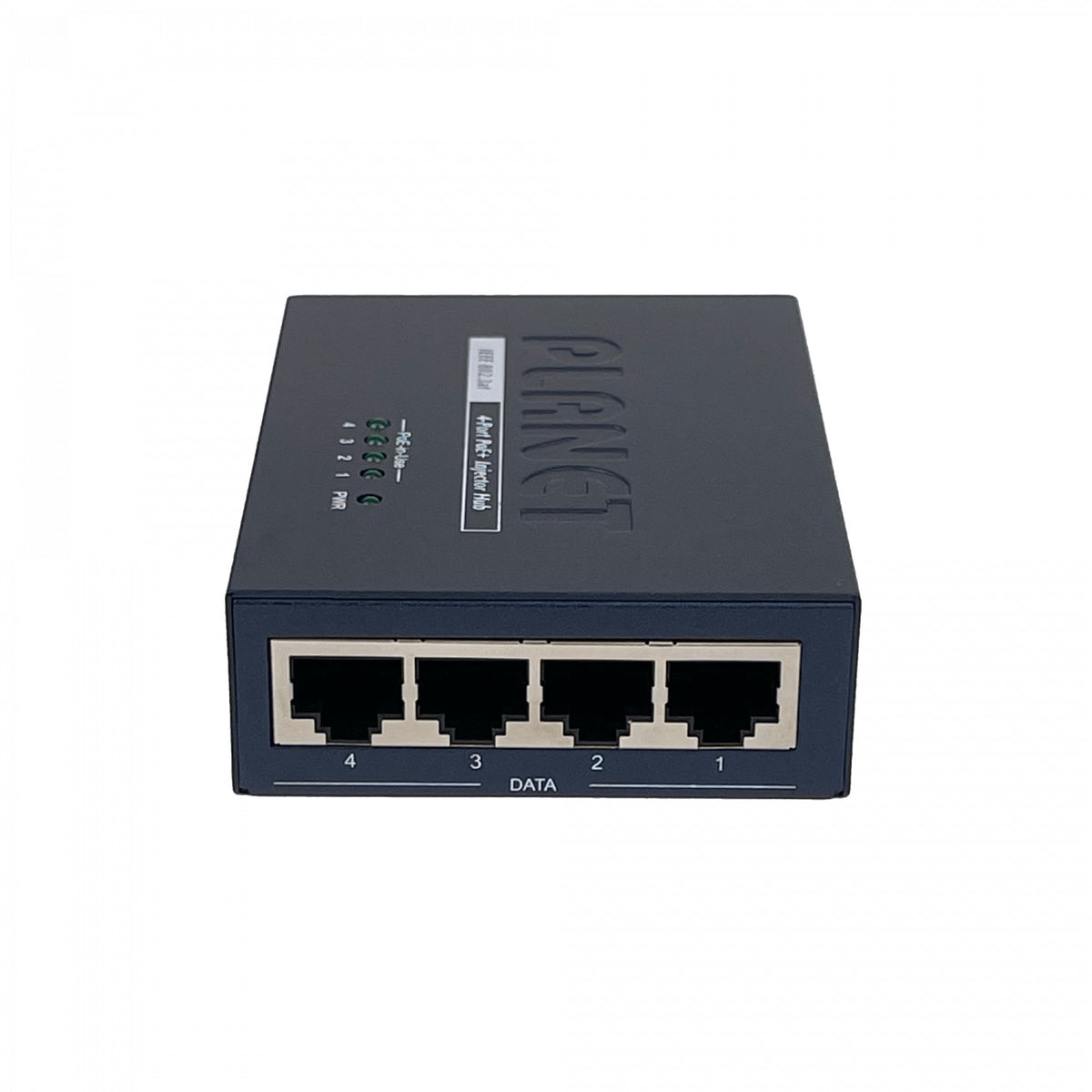 HPOE-460 PLANET Concentrador 4 Puertos PoE+ 802.3af/at Potencia Total 120W Inyector PoE Gigabit Múltiple Incluye Fuente 54V/130W