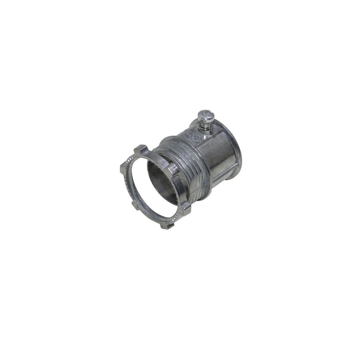 EMT01-ZSA 1-Pulg Zinc Salida Caja c/Hilo para Conduit Rigido Metalico E337830
