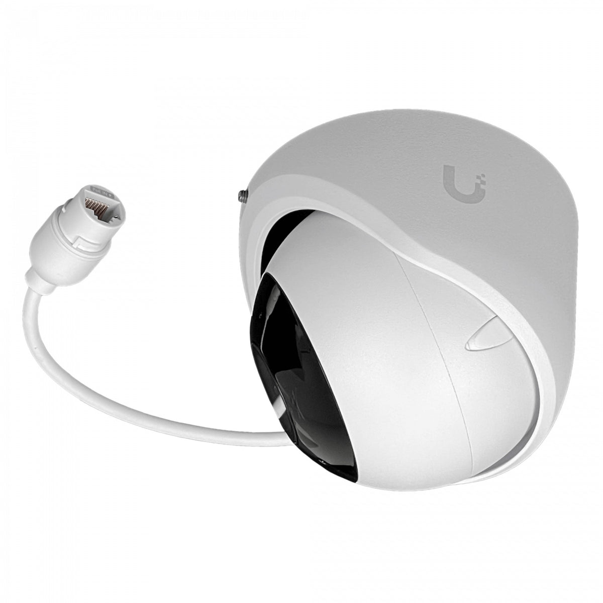 UVC-G6-TURRET-W UI Cúpula Blanca 8MP IA IR30m 1-100 110º IP66 IK04 Micrófono requiere-PoE UBIQUITI