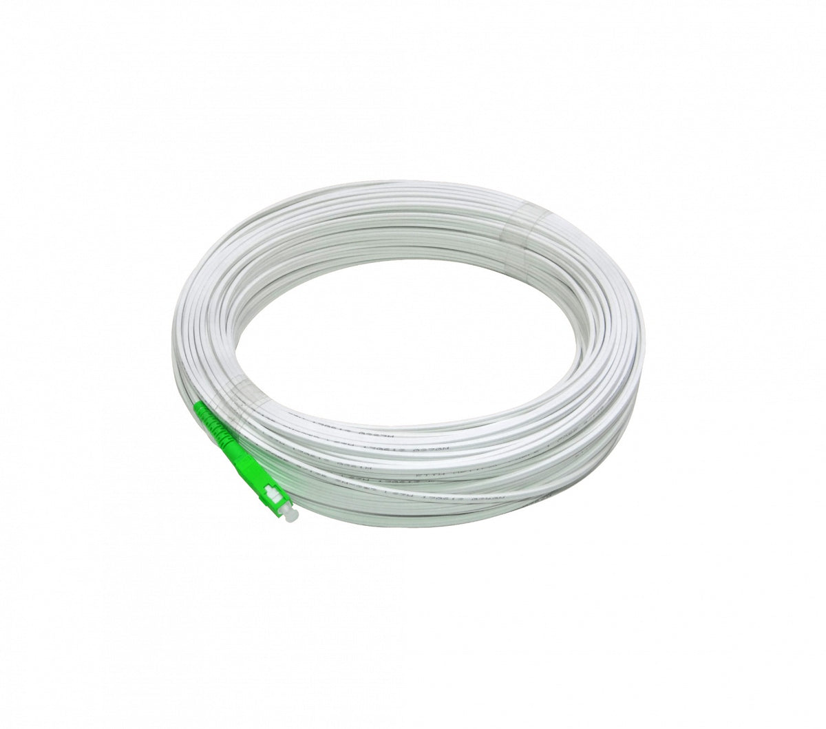JFSA-50 Blanco Bajante 50mt SC/APC Monomodo SM SX Cable de Fibra con Conector