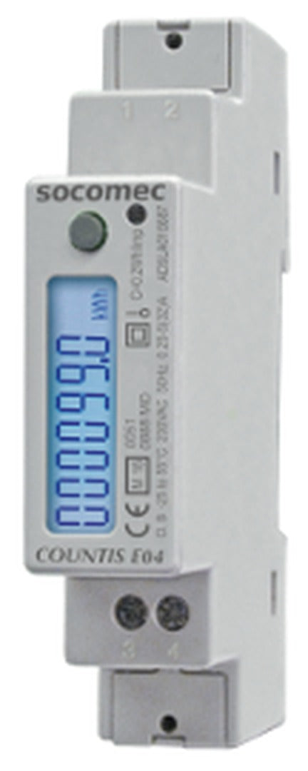 Contador monofásico directo hasta 40A Countis E03 230 VAC con comunicación MODBUS RS-485