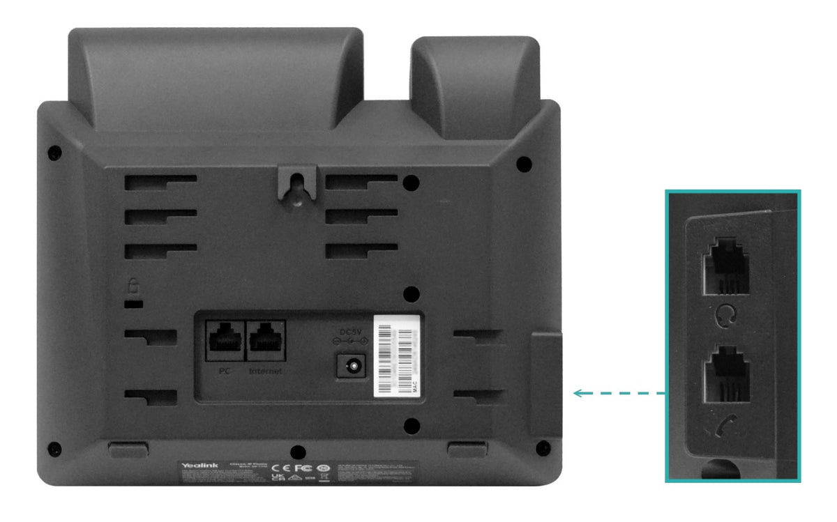 SIP-T33G YEALINK Pantalla-2,4p-Color 4-Cuentas-SIP 2-Puertos-LAN-1000 PoE-af Conector-RJ9-Auriculares Teléfono-VoIP incluye-Fuente-5V