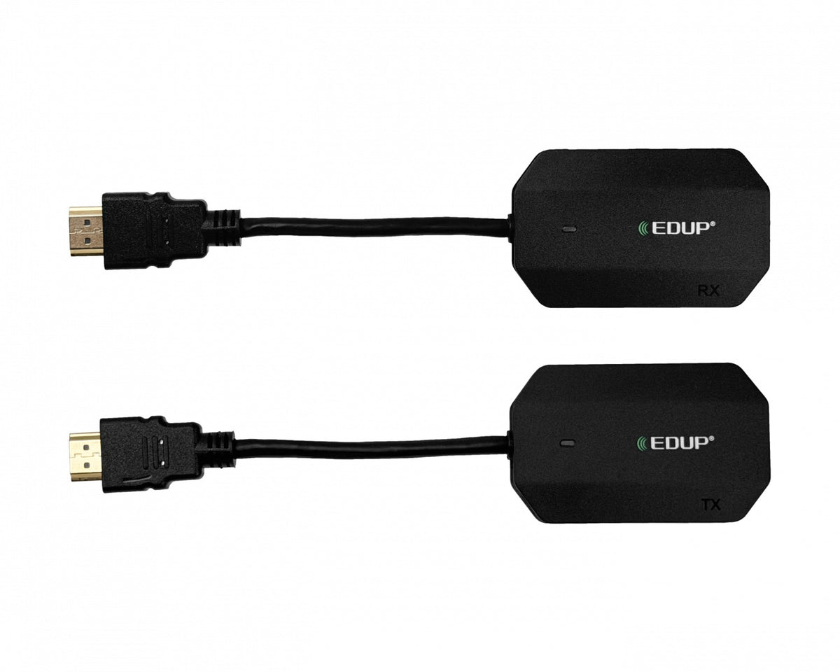 HDMI-5C. Kit Inalambrico HDMI-HDMI Ant-Fijas 30mt 5GHz req-5V 1080p Type-C