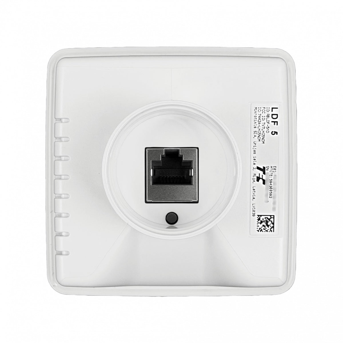 LDF-5 MIKROTIK Antena Parabólica 5GHz 9dBi 17° 25dBm Capa 3 1x100Mbps PoE-24V incluido para Plato DirecTV-40mm