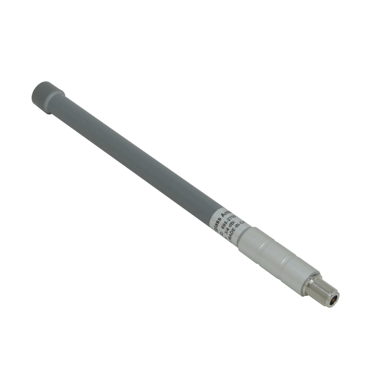 AU0727 3/4dBi 698-960MHz 1710-2700MHz Antena Omnidireccional N-Hembra 3G/4G/LTE 20x325mm
