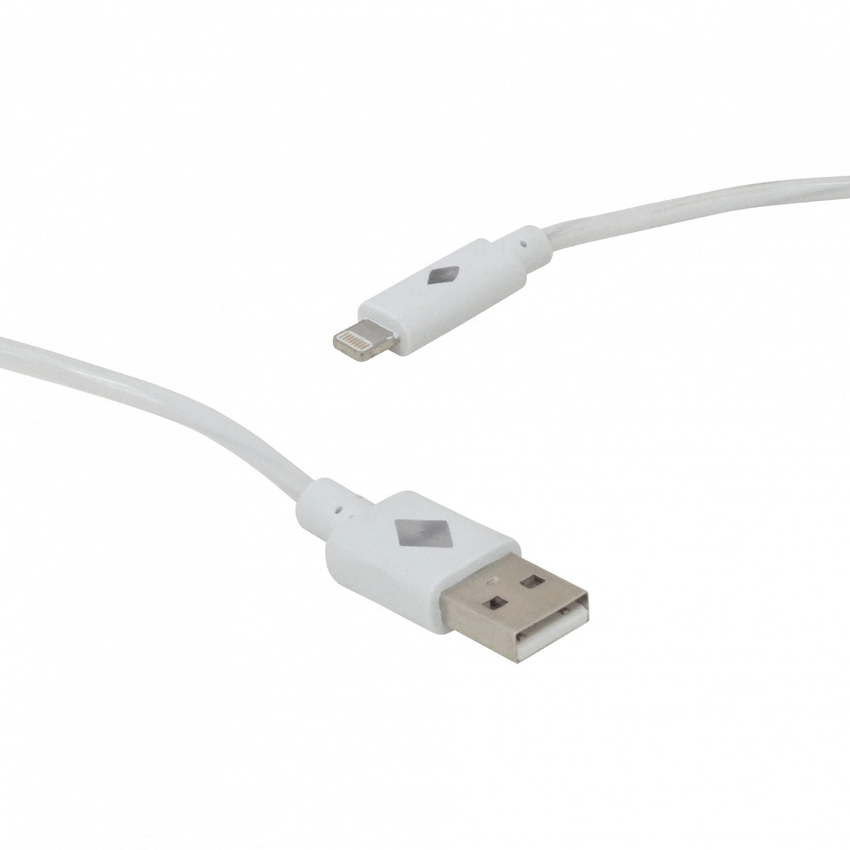 CABLE-L Cable USB a Lightning Macho 1m-1.5m 100-150cm Blanco Excepto iPhone