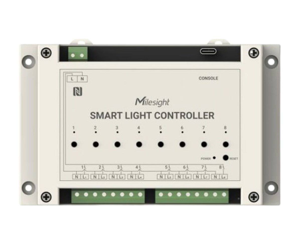 Controlador Inteligente de Iluminación LoRaWAN® WS558 Switch – 8 Canales