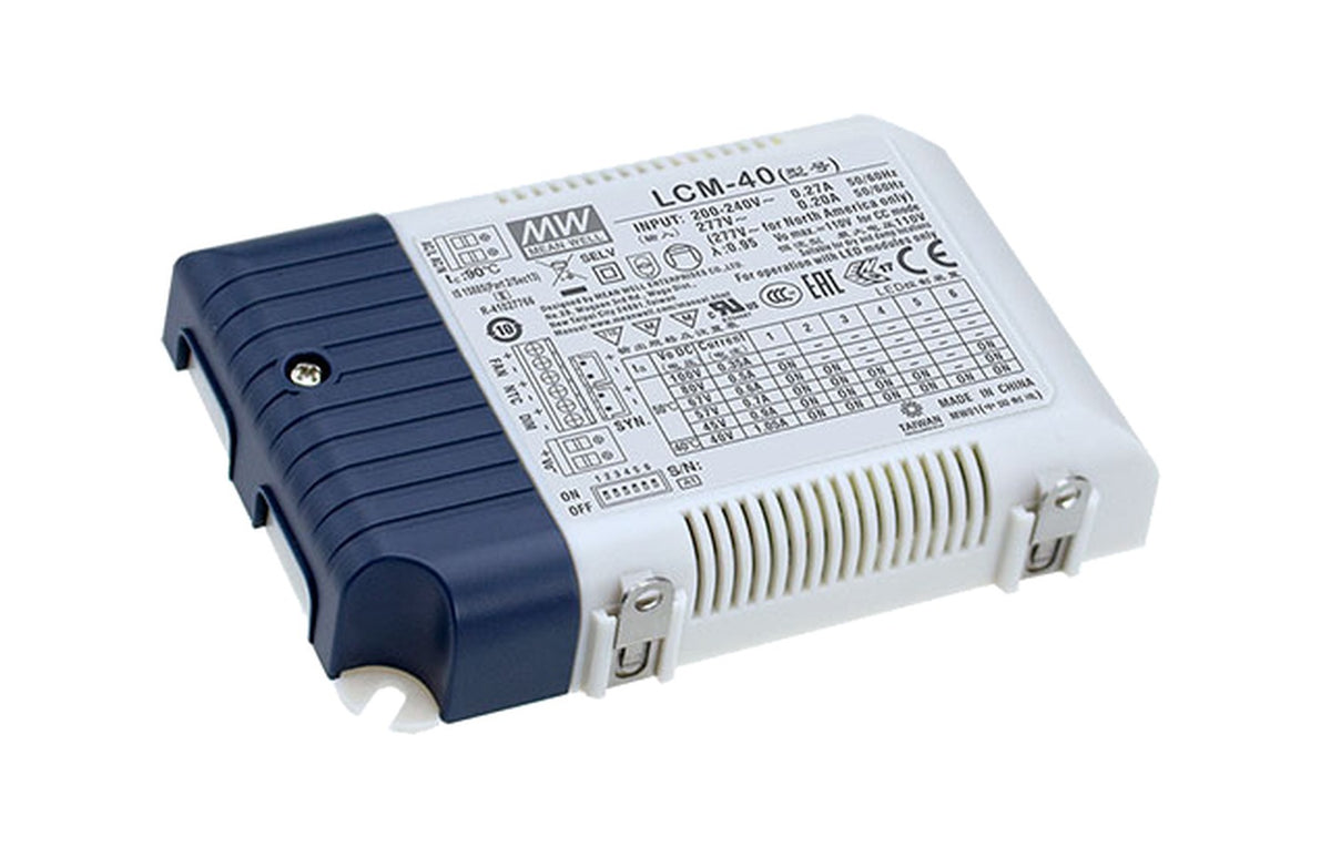 Driver LED plástico corriente PFC opción Sincronizado o DALI 40W LCM-40U - DA - DALI