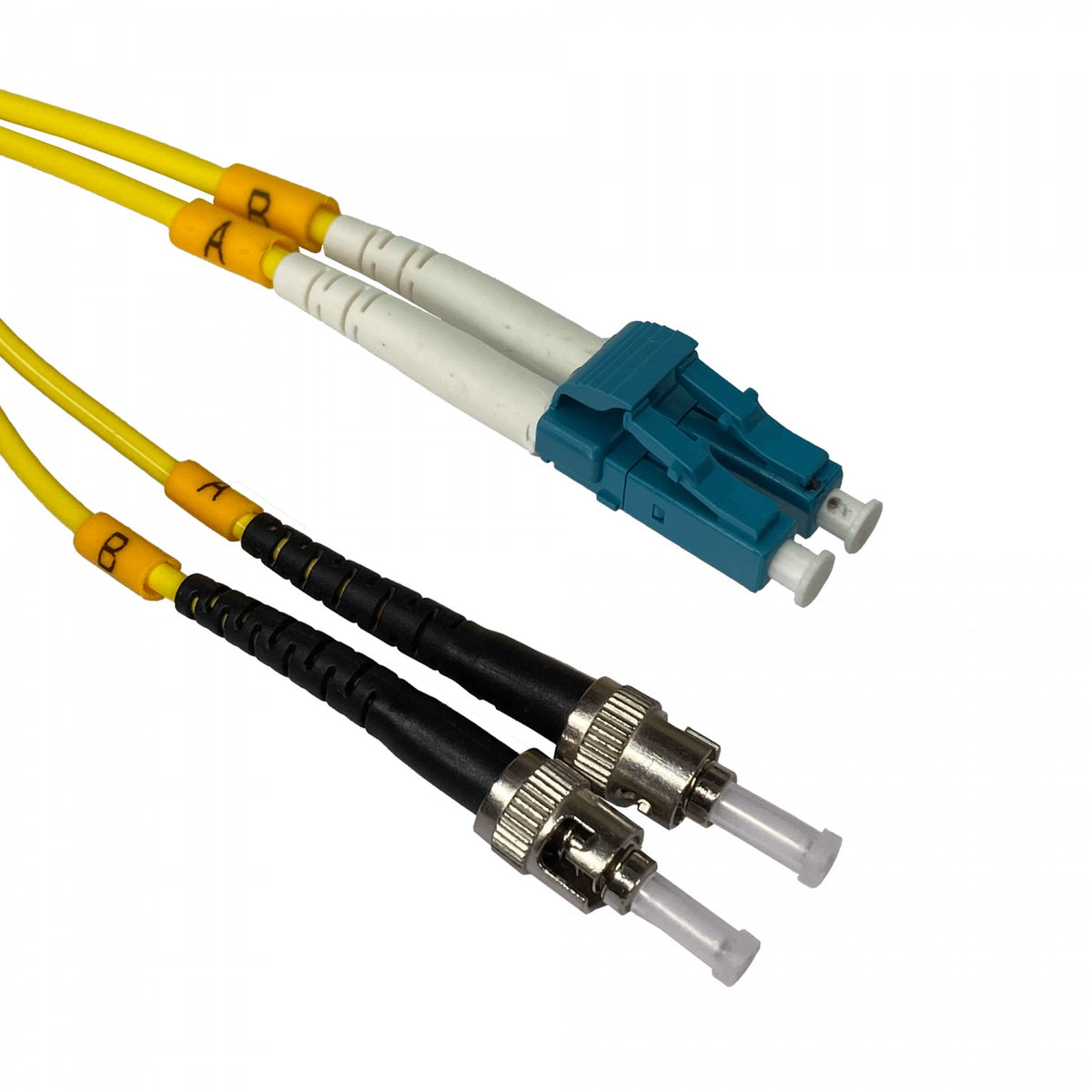 JFSLT2 2mt LC-ST/UPC MonoModo SM Duplex Jumper Cable Fibra 9/125um 3mm LSZH
