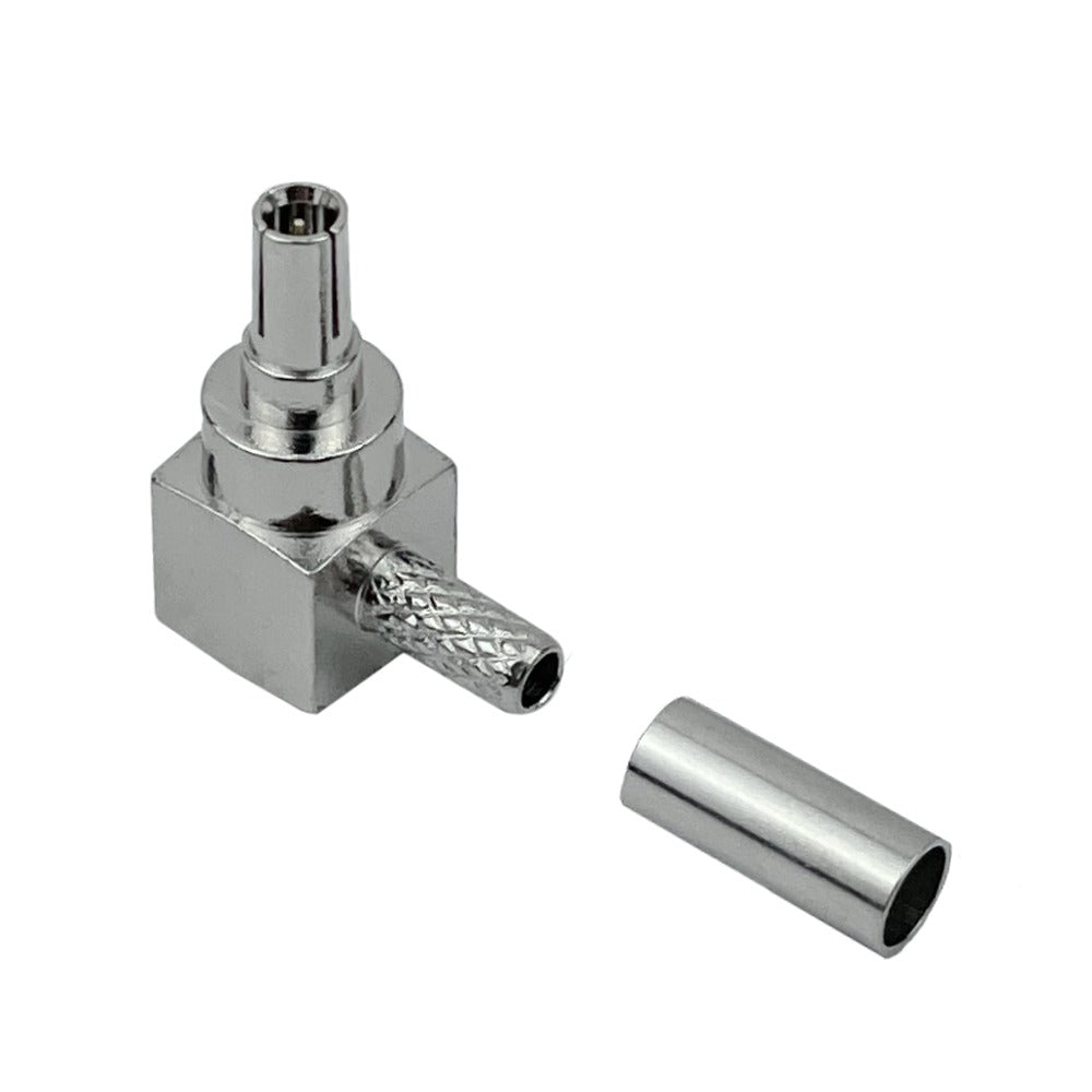 9M1J CRC9-Macho 90 Grados RG316 Conector para Crimpar Compatible CA100 RG174