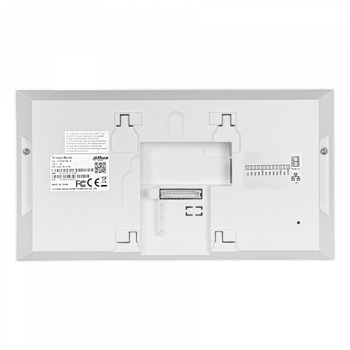 VTH24. DAHUA Monitor Interior 7p-Táctil SIP 1-100-PoE/AF 8GB VTH2421FW-P