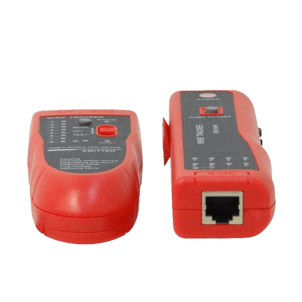 WIRETRACKER Localizador de cables con generador de tono y sonda, incluye 2 pilas de 9V