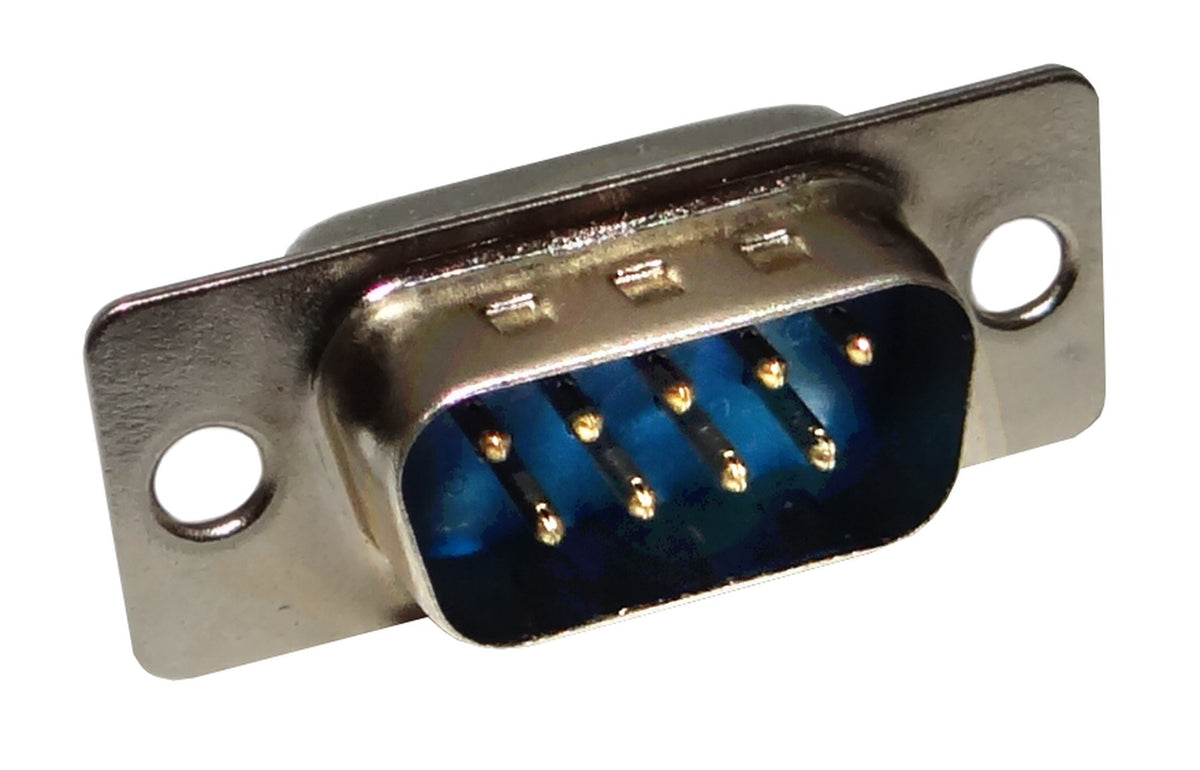 DB9-M Terminal D-Sub Soldable de 9 Pines Macho DB9, Requiere Cubierta, Modelo DE-09/Macho de 31mm