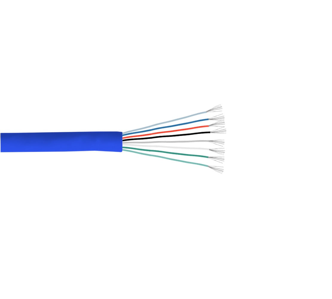CPA-30C 30mt Azul PatchCord 1-unid CAT5E UTP CCA-Aleacion RJ45 Inyectado