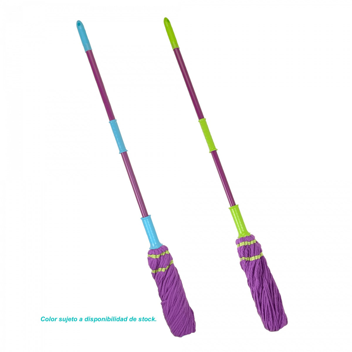 MOPA-T Trapeador Plano de Microfibra de Secado Veloz Mango Ajustable 85 a 119cm de Longitud
