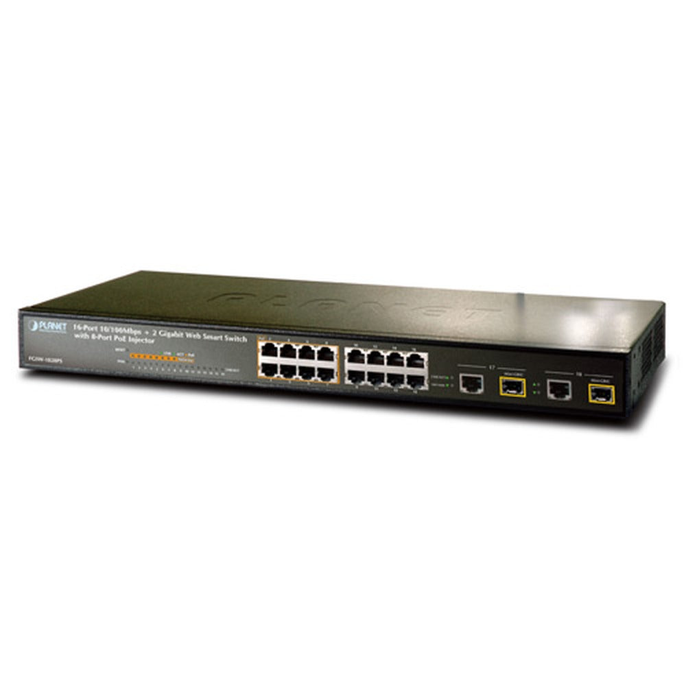 Switch Poe 16 Port 10/100Mbps + 2 SFP Web Smart (Descontinuado)