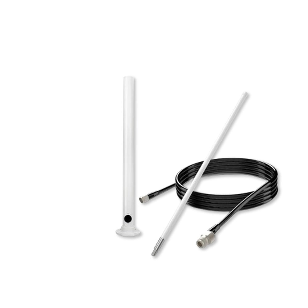 Kit de montaje en techo para antena (8 dBi + cable Pulsar) - 10 metros - Montaje de pared tipo L