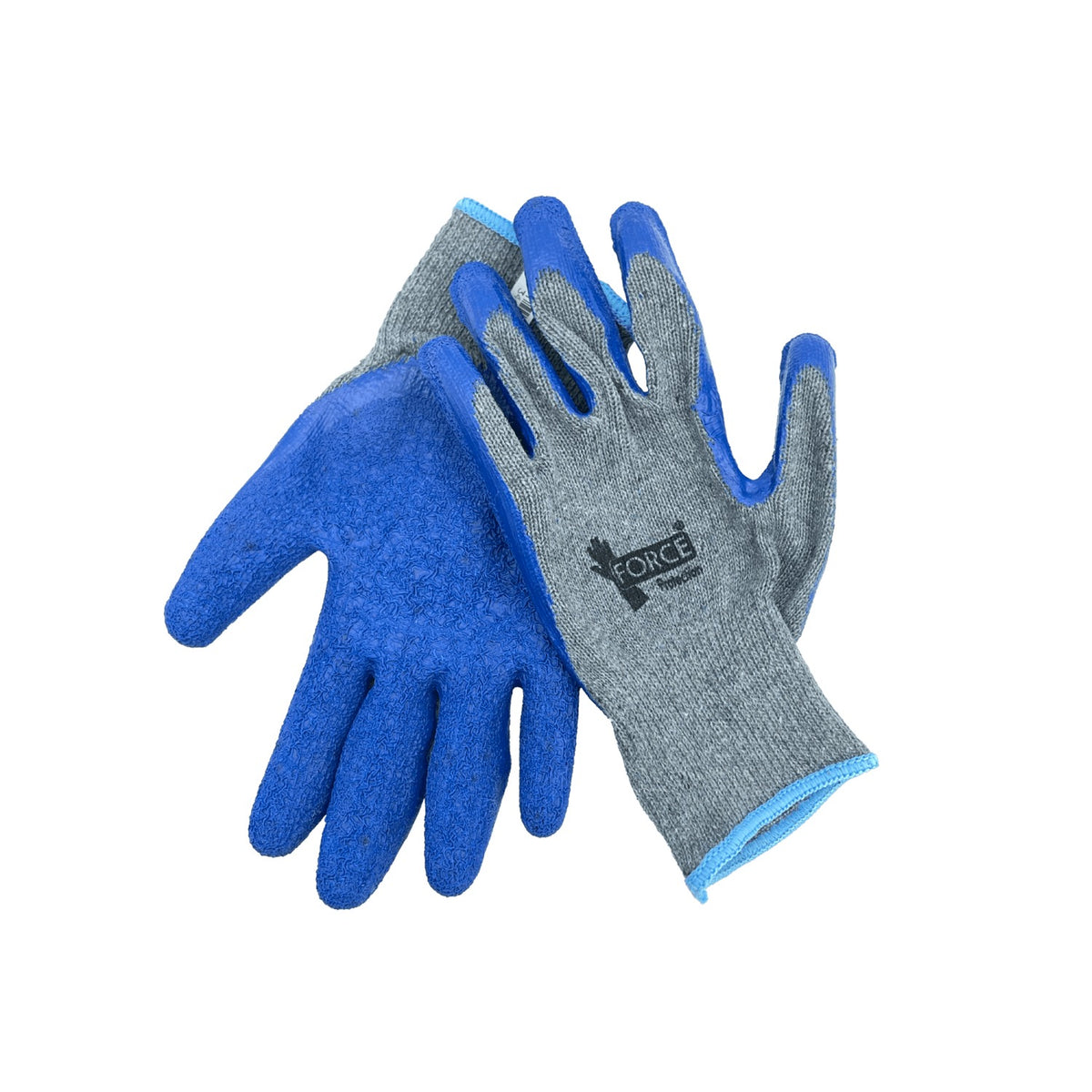 GUANTES-MULT Guantes de trabajo multiuso STEELPRO en talla 9/M con recubrimiento de látex Force Basic