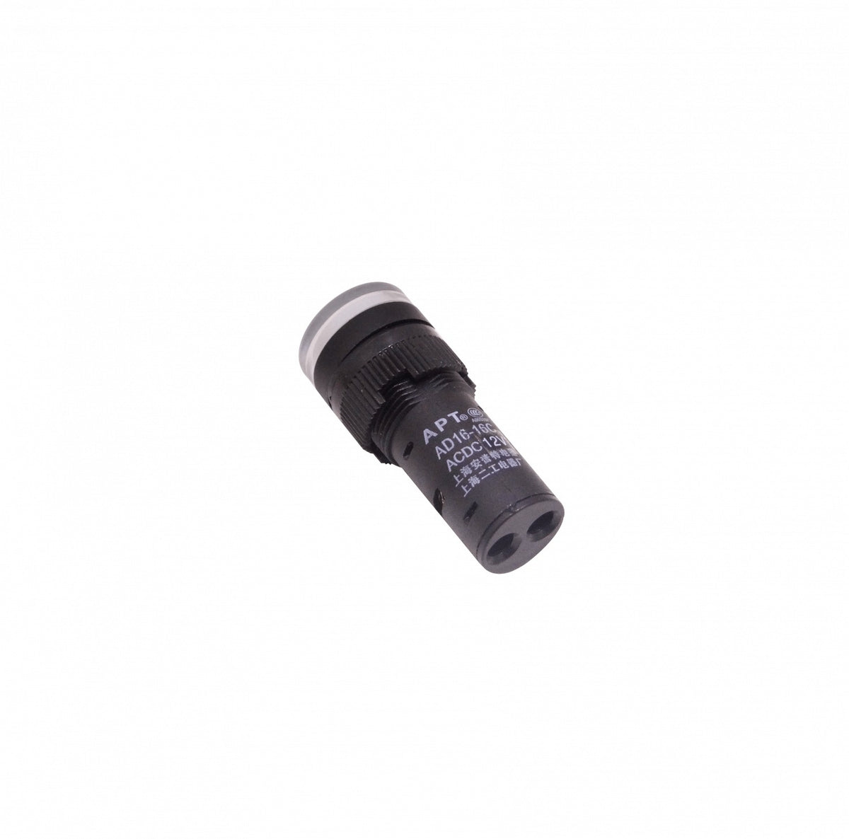 PILOTO-LED-W-12V Blanco Luz Piloto LED 12VDC/AC 15mm-diametro 19mm-cabeza 45mm-altura