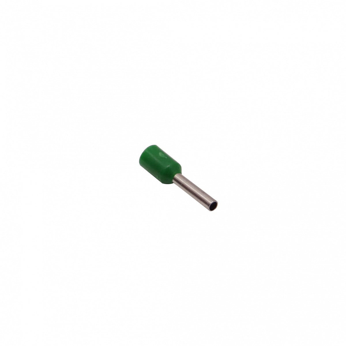 E1008-V Verde 1,0mm² 8/15mm Pack 100 Terminales Aislados Puntera Ferrules AWG18 Crimpeables