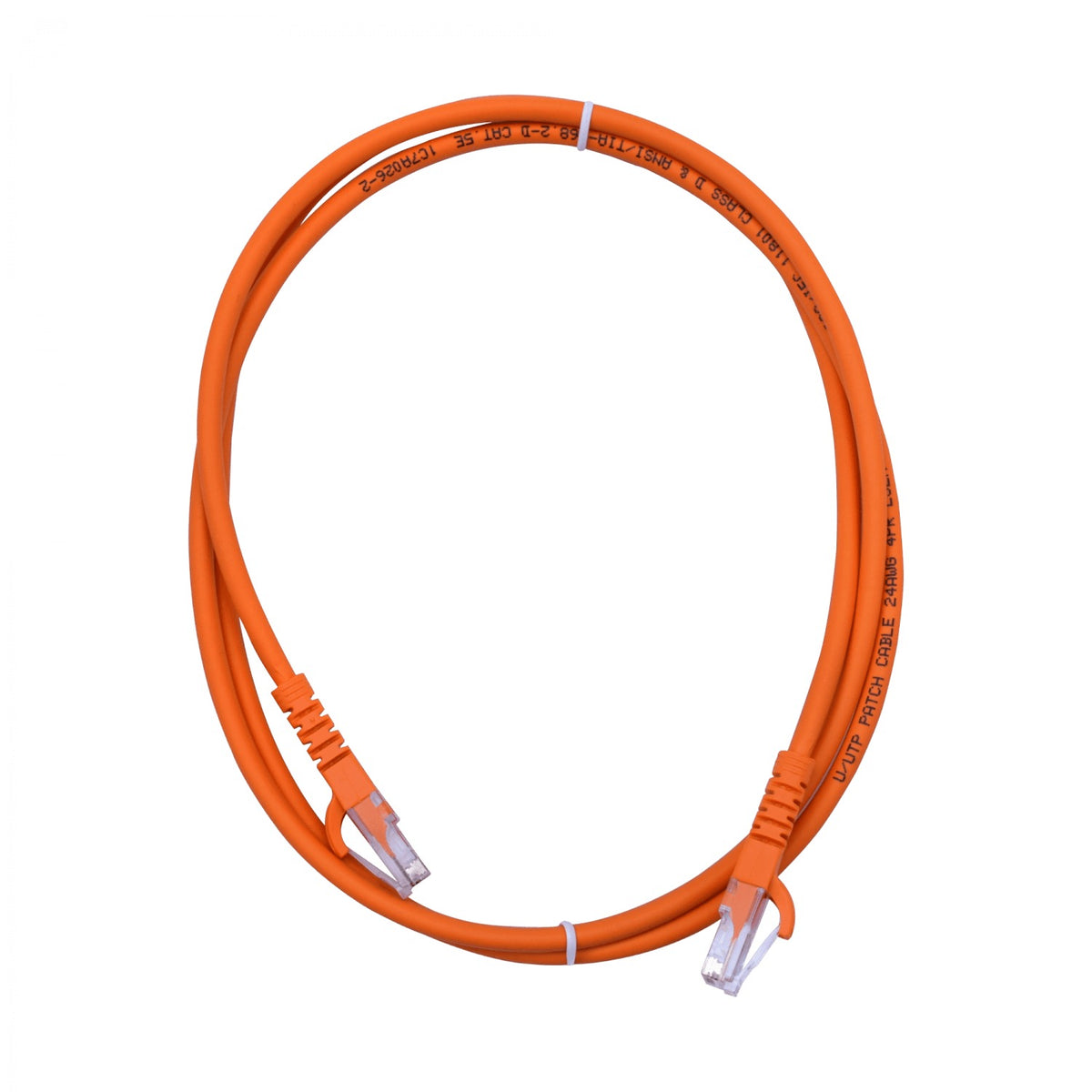 CP6B-15L LINKMADE Cable de parcheo CAT6 NARANJA LSZH 1,5 metros con conectores inyectados multifilar