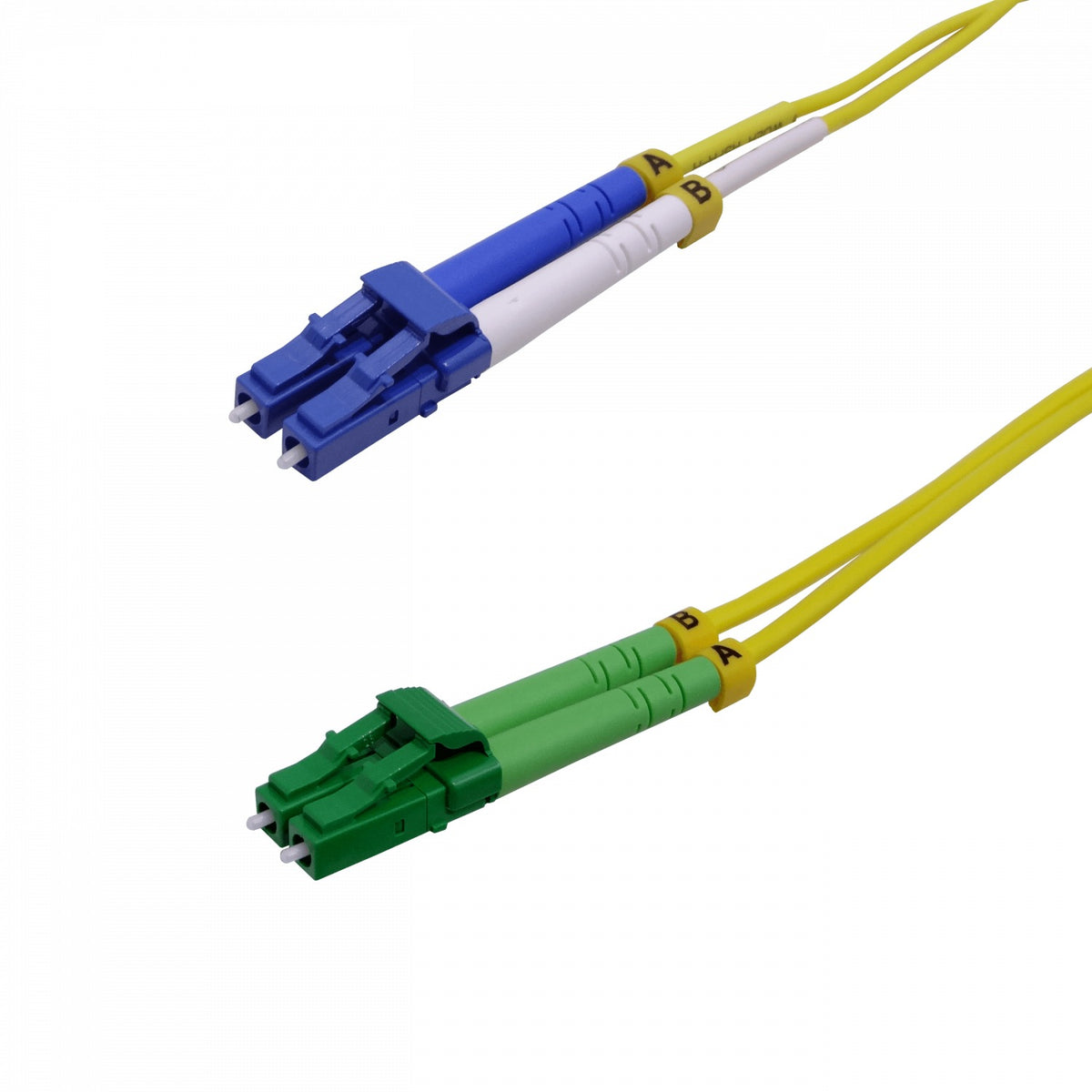 JFSBL5 5 Metros Monomodo SM LC/UPC a LC/APC Latiguillo Dúplex de Fibra Óptica 3,0 mm 9/125