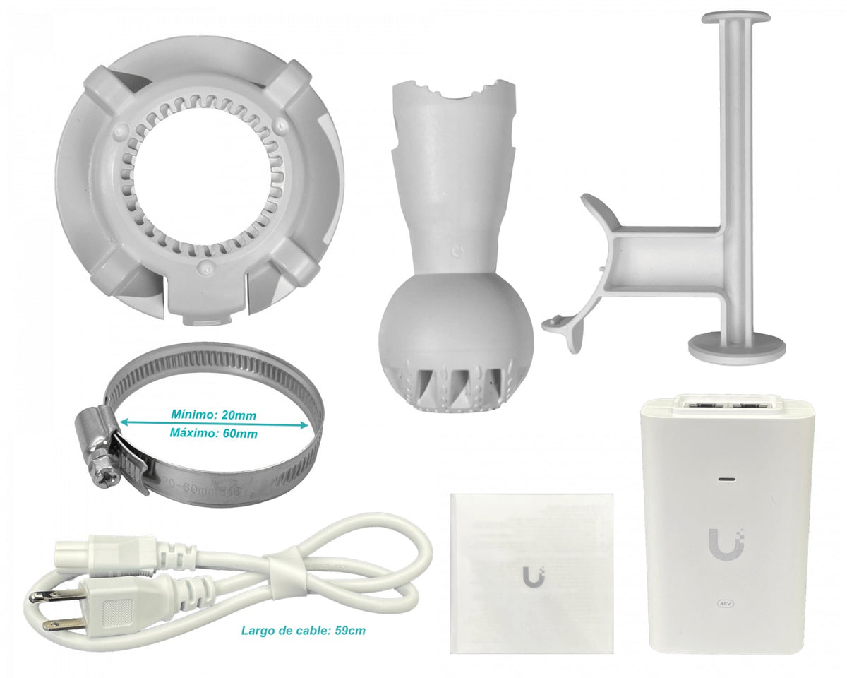 WAVE-PICO. UI 28dbi/60Ghz 5GHz/9dBi 1-1000 incluye-Poe48V 152mm 1gbps-dúplex BT WAVE-PICO-EU UBIQUITI