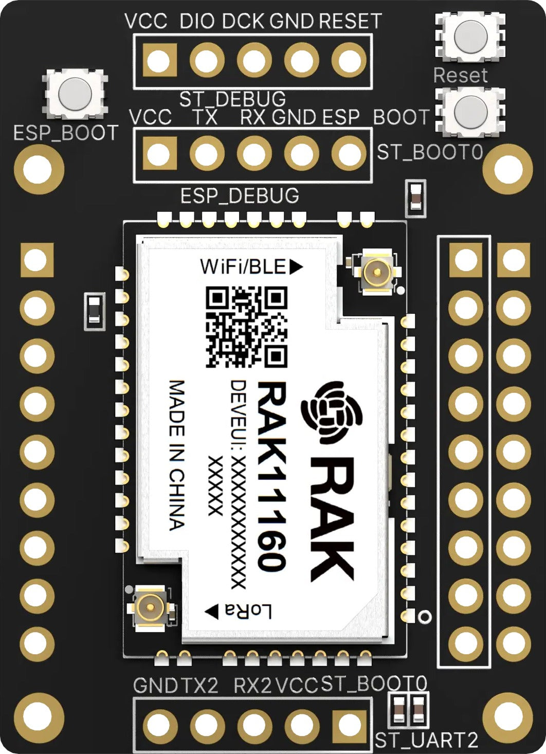 RAK11160 Breakout Board RAK11161 - Soldados (soldered)
