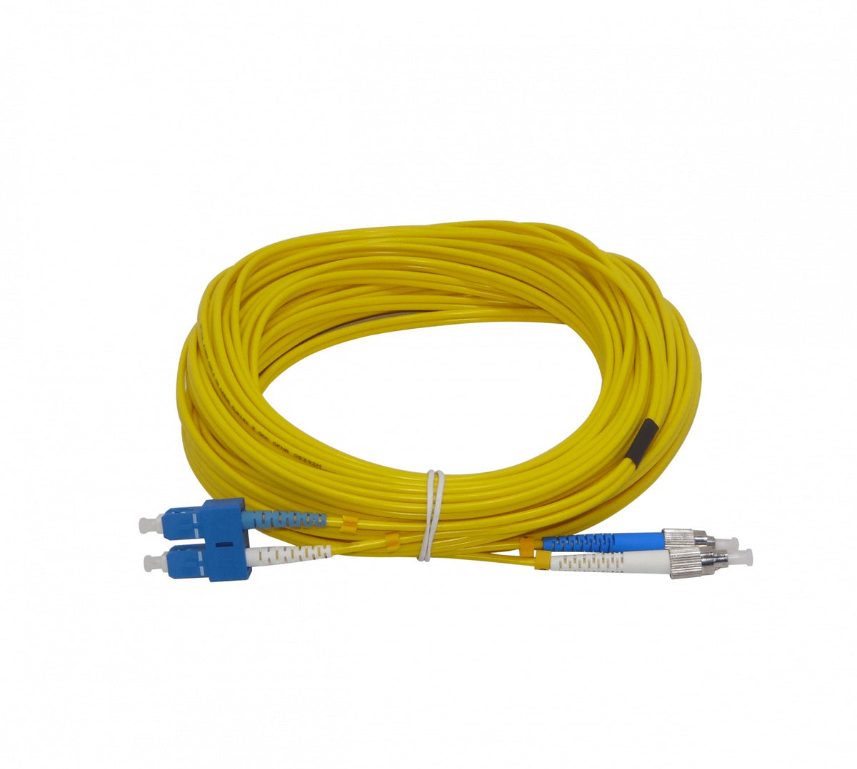 JFSCF15 LSZH 15mt SC-FC Monomodo SM Dúplex Latiguillo de Fibra Óptica 9/125um 3.0mm