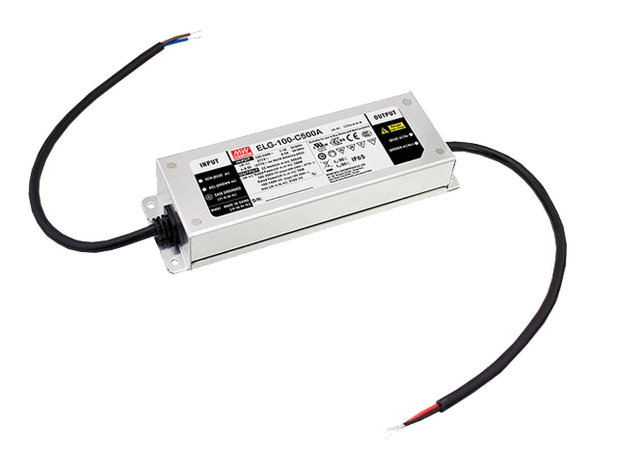 Driver LED carcasa metálica corriente PFC opcional DALI 100W ELG-100-C - 1400mA - B - 3 en 1 (1-10V, Resistor, PWM)