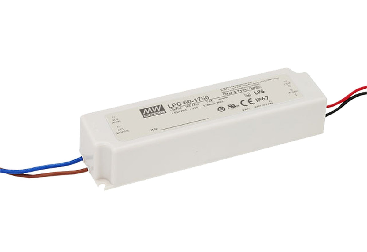 Driver LED plástico corriente 60W LPC-60 - 1400mA
