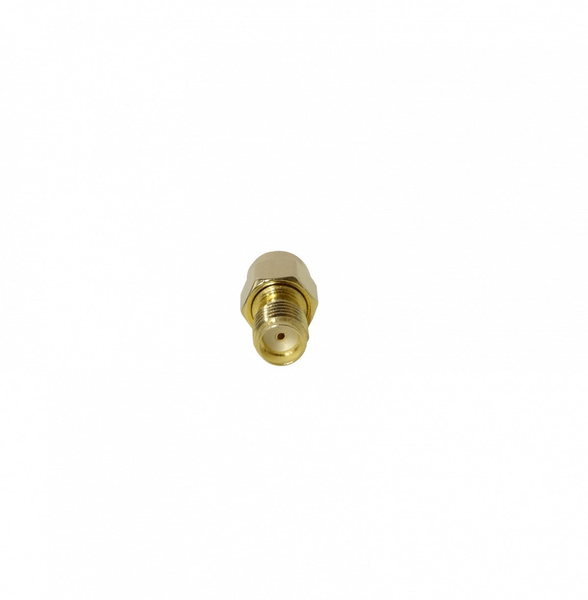 RMSH Conector RPSMA-Macho a Conector SMA-Hembra Adaptador Acoplador Coaxial