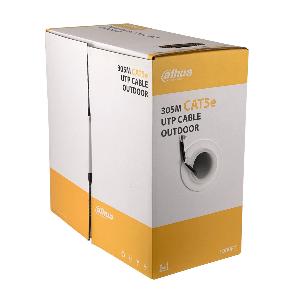 CBXD-UN3 DAHUA 305m Exterior Cat5e Negro 24AWG Cable UTP Conductor Sólido Cobre PFM920-5EU