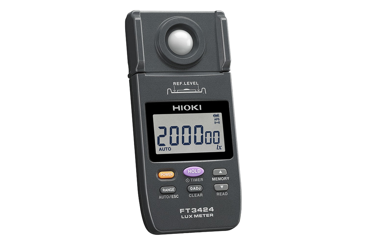 Luxómetro con Temporizador y Conexión USB, Rango 20 a 200,000 lux