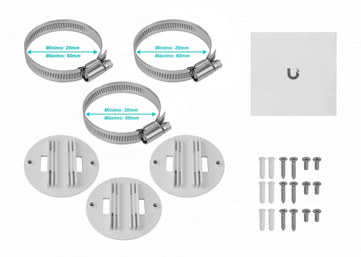 UVC-G5-BULLET-3. UI 3un Tipo Bala 84x45º 1-100 1512p IK04 IPX4 Cámara IR Mic req-PoEaf UVC-G5-AF-3 UBIQUITI