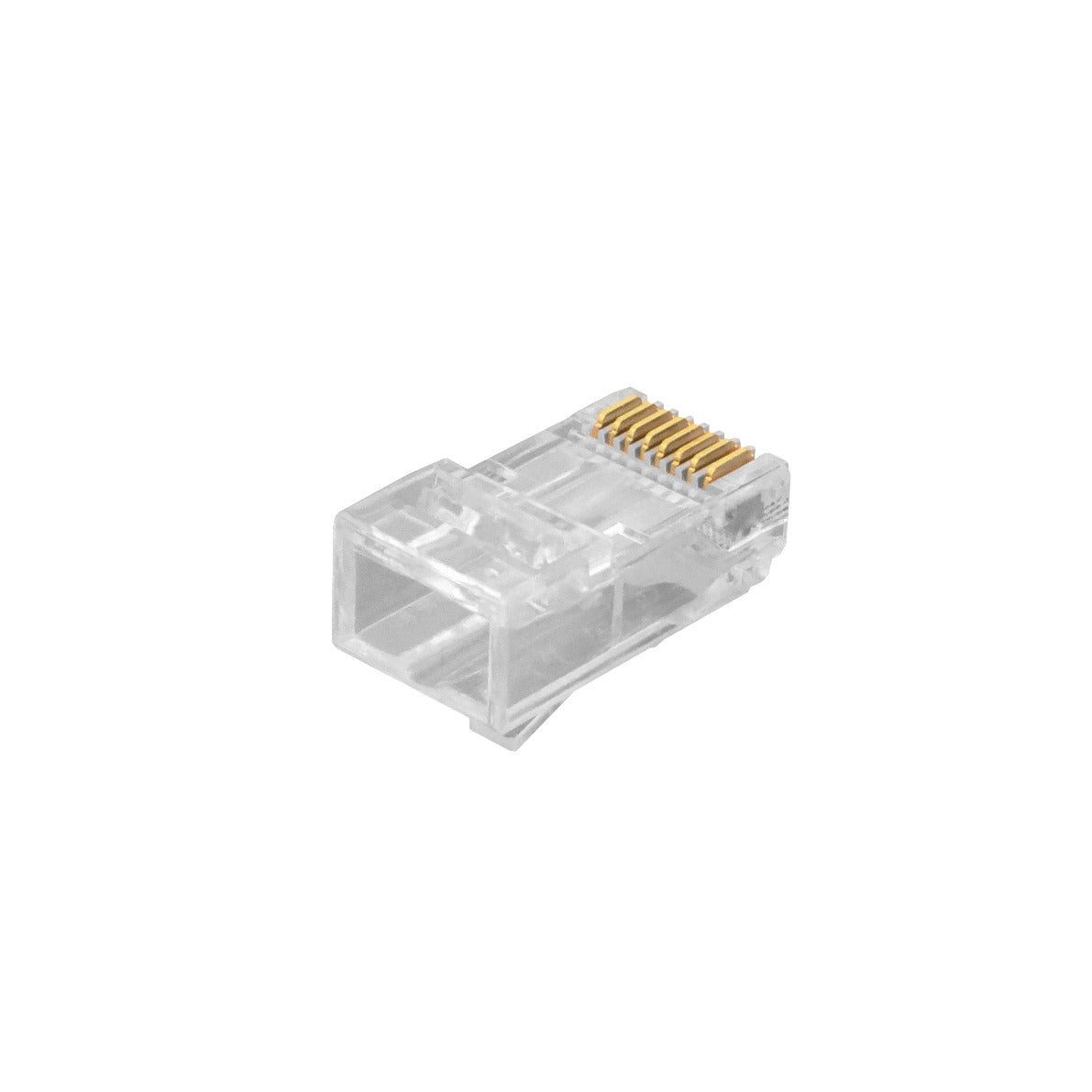RJ6EZ XINTYLINK Bolsa con 50 Conectores RJ45 CAT6 UTP EZ de 3 Piezas con Orificios Pasantes de 1,1mm
