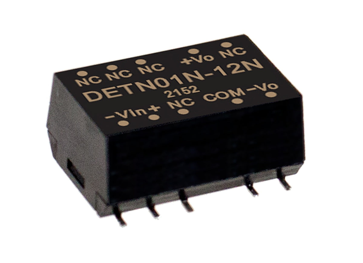 Conversor DC-DC SMD no regulado 1W DETN01-N - 4.5 a 5.5VDC - ±12V
