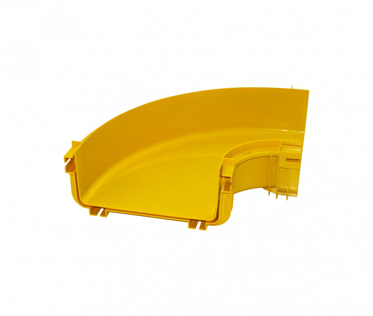 CCA-240-AP Codo Plano de 90º Amarillo PC+ABS LSZH Hembra de 240x100mm para req/CC240