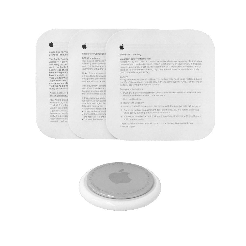 AIRTAG-1 APPLE Dispositivo Unitario Bluetooth NFC 32mm x 8mm IP67 Incluye CR2032 Chip U1 MX532AM/A