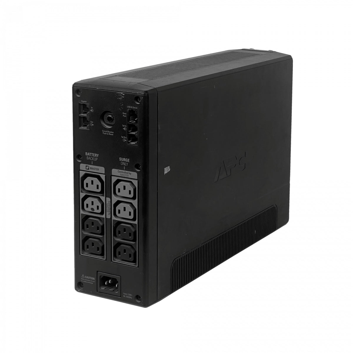 BR900GI-LIQ USADO APC 900VA 540W Respaldo-68Wh Necesita batería-1x9,4AH Transferencia-10ms 6 tomas-C13 1 entrada-C14