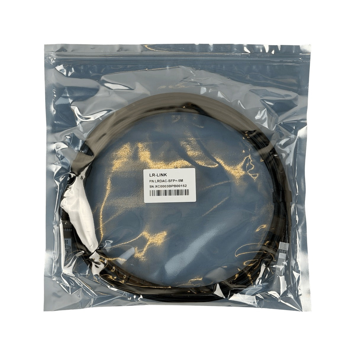 S+DA0005 LRLINK Cable de interconexión directa SFP+ de 10 Gigabits Longitud 5 metros Para aplicaciones de backbone Conexión de cobre DAC
