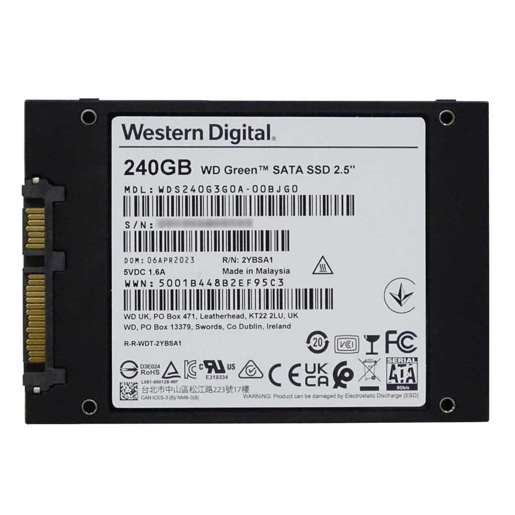 SSD240. WESTERNDIGITAL 240GB 500-450mb/s Sata3 2.5 7mm Unidad Estado Sólido WDS240G3G0A