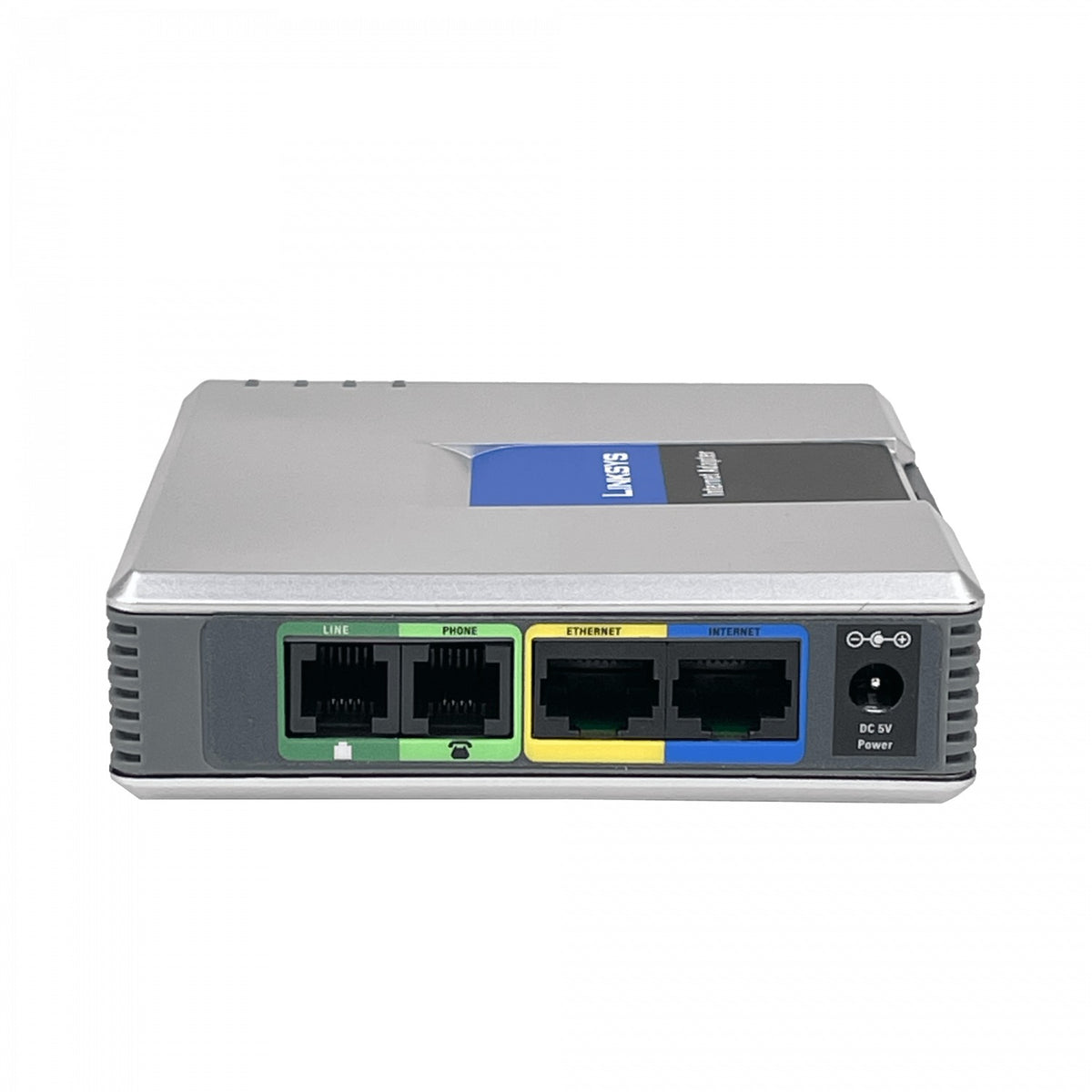 SPA3102 CISCO Adaptador Telefónico Analógico 1-Puerto-LAN 1-Enlace-WAN 1-Línea-FXO-RJ11 1-Teléfono-FXS-RJ11 Alimentación-5V