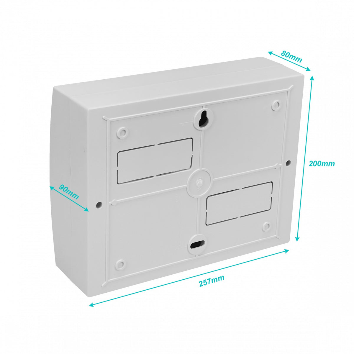 CADIN-12S LEXO Tablero de Superficie LSZH para 12 Módulos con Riel DIN IP41 IK08 5399112