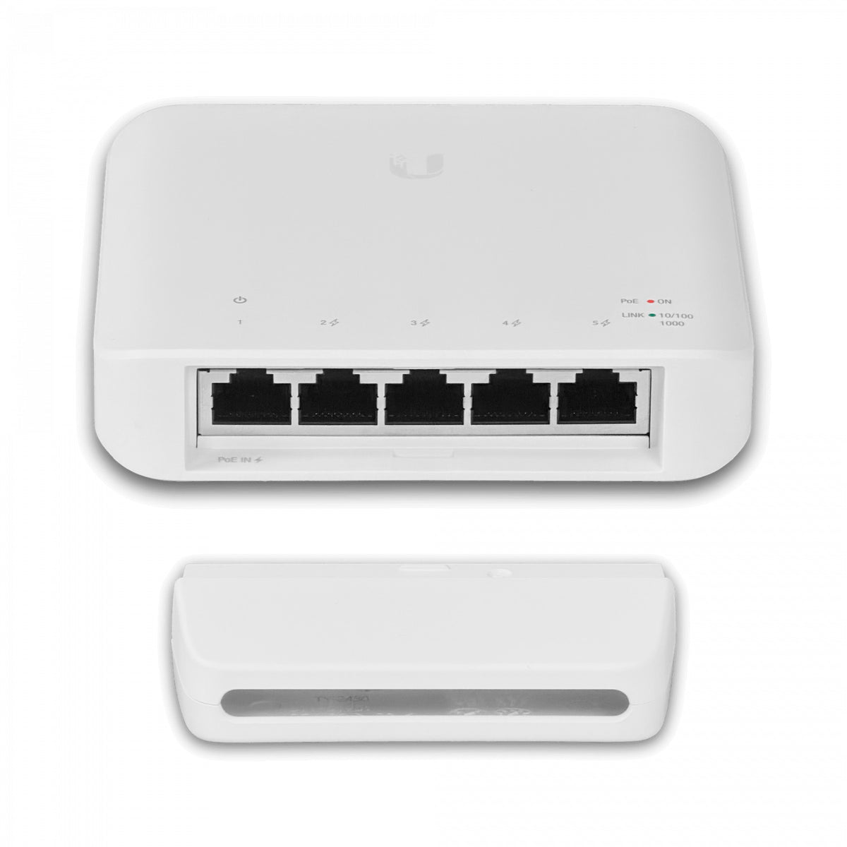 USW-FLEX-3. Switch UI de 3 puertos 5-1000 PoE (requiere 1 entrada) máx. 46 W total, para exterior, requiere af/bt+ USW-FLEX-3-EU UBIQUITI