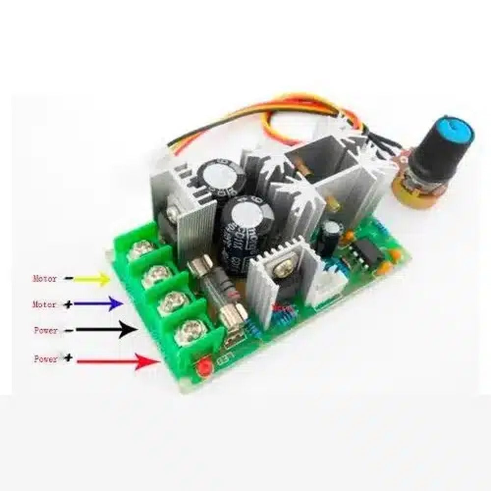 Regulador de Velocidad para Motores de Corriente Continua PWM 1200W