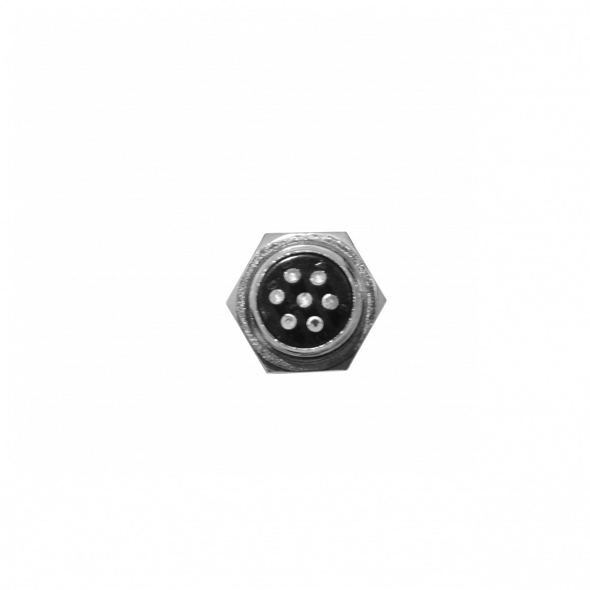 GX12MC-7 Conector de panel macho 7 contactos tipo aviación GX12 soldable