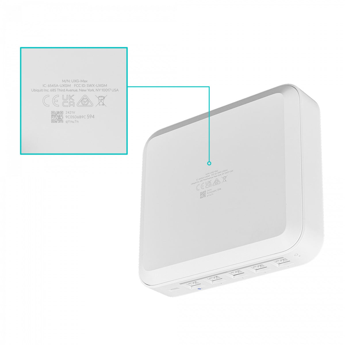 UXG-MAX. UI 1-2500 4-2500 IDS/IPS SD-WAN incluye fuente 5V USB-C BTE UniFi Gateway UXG-MAX-EU UBIQUITI