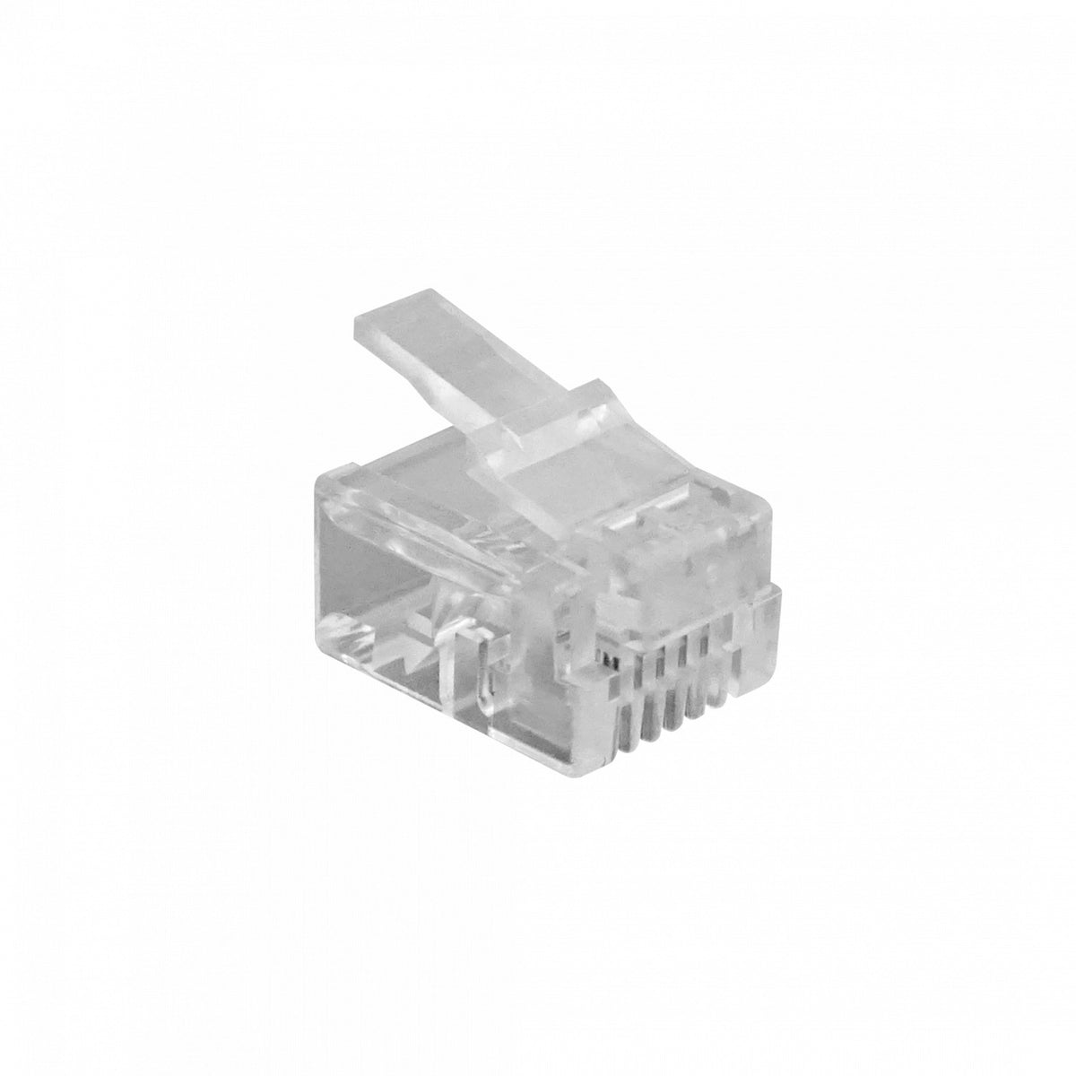 4RJ-B Empaque 100-piezas 6P4C RJ11/RJ14 Conector Macho para Crimpar
